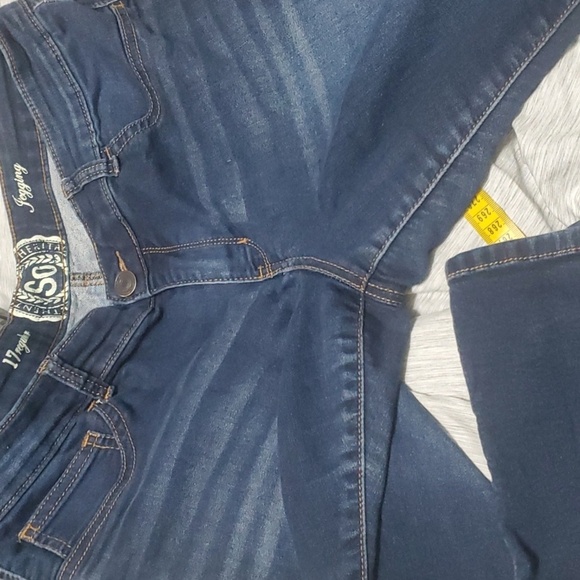 So jeans women's size 17 blue jegging junior sizing sz 17R - Picture 10 of 14